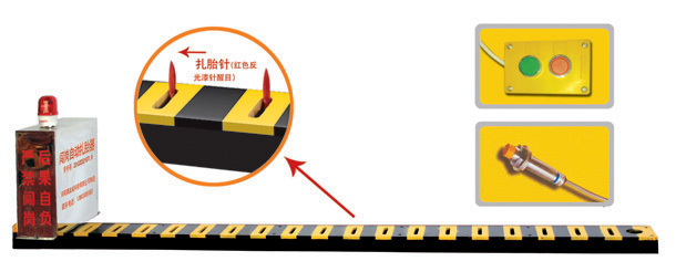 石狮市V3嵌入式闯岗自动扎胎器/阻车器